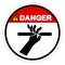 Danger Cutting of Fingers Symbol Sign, Vector Illustration, Isolate On White Background Label .EPS10
