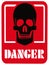 DANGER OF DEATH - Hazard Warning Sign