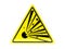 Danger explosives sign 3d rendering