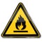 Danger flammable materials