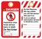 Danger Hazardous area avoid serious injury or death do not enter Symbol Sign ,Vector Illustration, Isolate On White Background