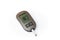 Danger of hyperglycemia, glucometer with high blood sugar