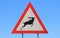 Danger - Kudu and Wildlife Crossing Road Sign - Road Hogs watch out for the pigs