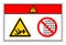 Danger Moving Machinery Do Not Remove Guard Symbol Sign, Vector Illustration, Isolate On White Background Label .EPS10