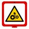Danger Moving Machinery Symbol Signage,Vector Illustration, Isolate On White Background Label. EPS10