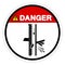 Danger Moving Part Cause Injury Symbol Sign, Vector Illustration, Isolate On White Background Label .EPS10