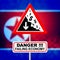 Danger North Korean Failing Economy 3d Illustration