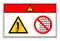 Danger Pinch Point Do Not Remove Guard Symbol Sign, Vector Illustration, Isolate On White Background Label .EPS10
