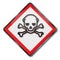Danger poison and toxic chemicals