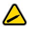 Danger Pressure Gas Symbol Sign Isolate On White Background,Vector Illustration EPS.10