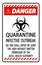 Danger Quarantine Infective Outbreak Sign Isolate on transparent Background,Vector Illustration