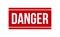 Danger Rubber Stamp. Red Danger Rubber Grunge Stamp Seal Vector Illustration - Vector