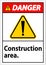 Danger Sign Construction Area