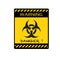 Danger sign with skull symbol. Deadly danger sign.warning sign.danger zone.vector illustration