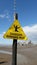 Danger sinking mud sign weston beach