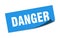 danger sticker.