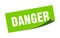 danger sticker.