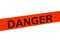 Danger Tape Close Up