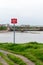 `Dangerous Cliffs` Warning Sign at Collywell Bay, Northumberland