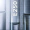 Dangerous food additive Sodium nitrite E250 in a medical test tube