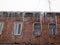 Dangerous icicles dangling from the roof of houses