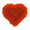 Dangerous love: sharp acidotus heart shape