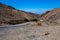 Dangerous mountain road over the abyss. Wadi  Bin Hammad, Moab Plateau, Jordan