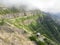 Dangerous mountains in Madeira island