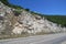 Dangerous narrow road in Montenegro
