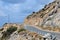 Dangerous road on island of Crete