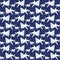 Dangerous sharks seamless pattern