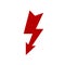 Dangerous sign. Thunder and bolt lighting flash icon. Electric thunderbolt, lightning bolt icon â€“ vector