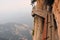 Dangerous walkway at top of holy Mount Hua Shan