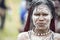 Dani tribes woman at the annual Baliem Valley Festival.