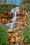 Daniel Ridge Falls in Brevard North Carolina, USA