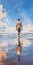 Daniel\\\'s Beach Walk: A Stunning Fusion Of Impressionist Landscapes And Detailed Character Illustrations