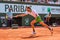 Daniil Medvedev of Russia in action during first round match against Thiago Seyboth Wild of Brasil at 2023 Roland Garros