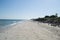 Danish Beach Landscape Scenery with Houses