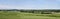 Danish countryside in the summer. Panorama