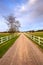 Danish farm house with fence