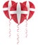 Danish flag balloon