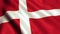 Danish Flag High Quality Animation - 4K