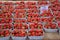 Danish fruit vendors sells danish strawberry fruit in Copenhagen