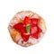 Danish puff pastry with strawberry