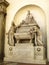 The Dante's cenotaph inside the Basilica of Santa Croce in Florence, ITALY