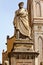 Dante Statue Basilica Santa Croce Florence Italy