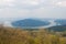 Danube bend in sprint near to Visegrad, Hungary.