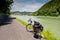 Danube cycle path / trail / route