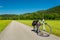 Danube cycle path / trail / route