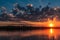 Danube Delta Vegetation and wildlife Sunrise